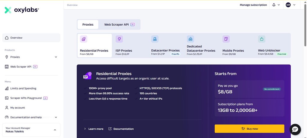 Oxylabs overview