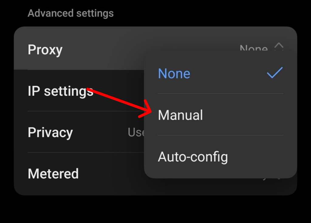 Android Proxy Settings on WiFi - NodeMaven