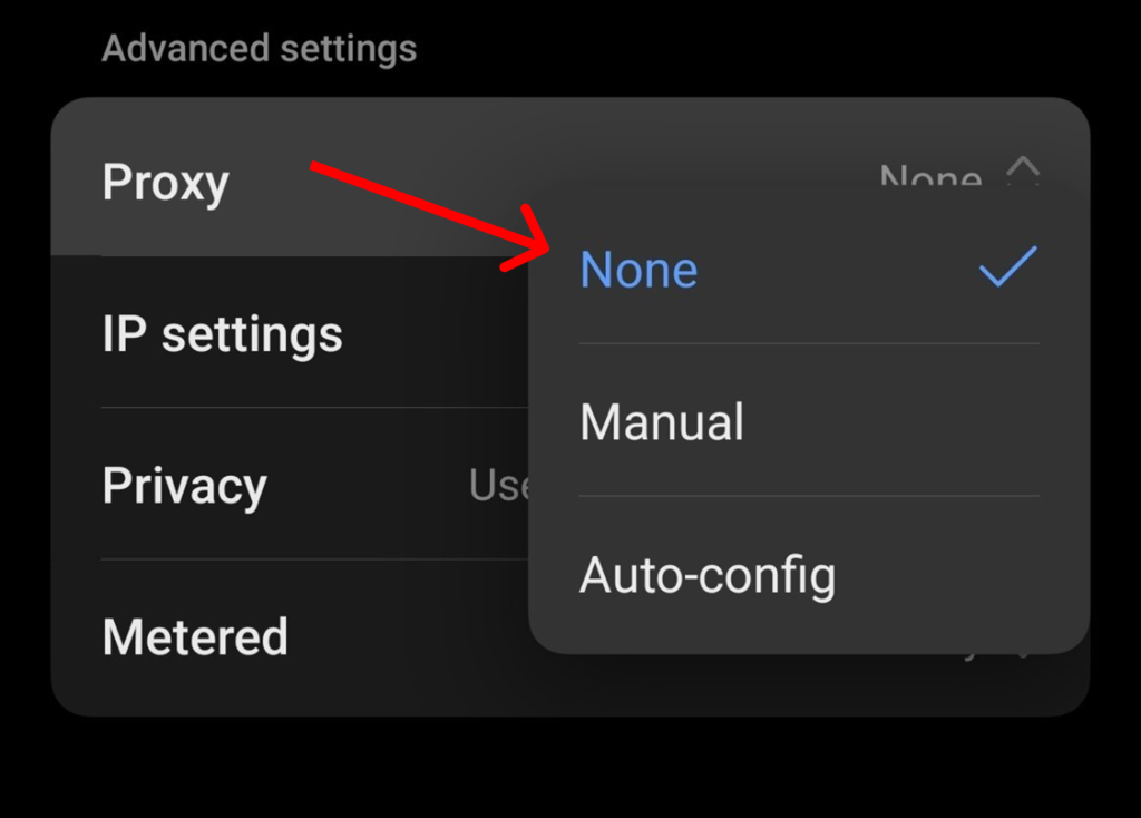 Android Proxy Disable on WiFi - NodeMaven