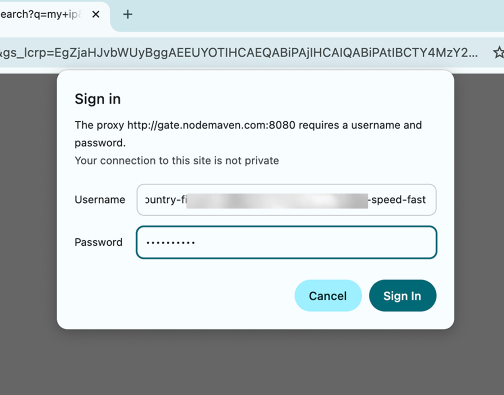 Настройки прокси-сервера Windows - Аутентификация - NodeMaven