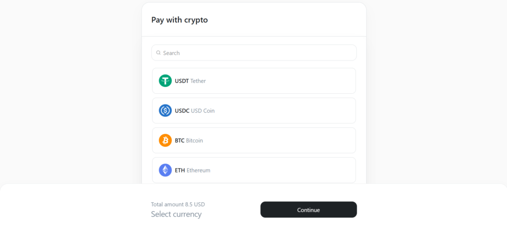 Выбор криптовалюты NodeMaven