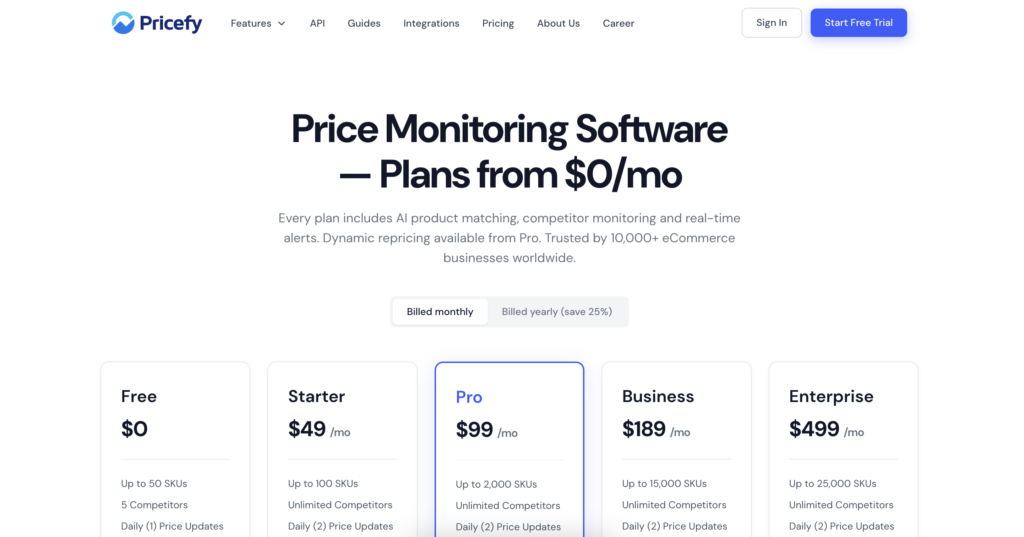 Pricefy - Best Price Monitoring Tools for Ecommerce in 2026 - NodeMaven 