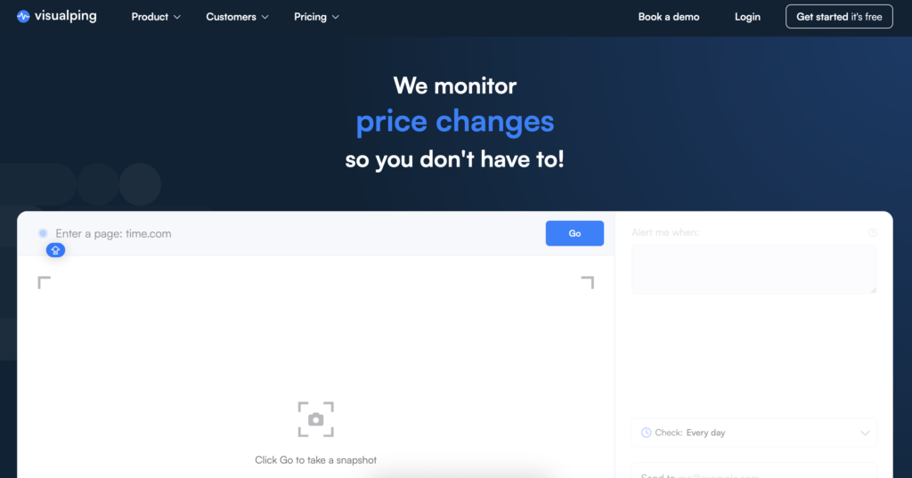 Visualping - Best Price Monitoring Tools for Ecommerce in 2026 - NodeMaven 