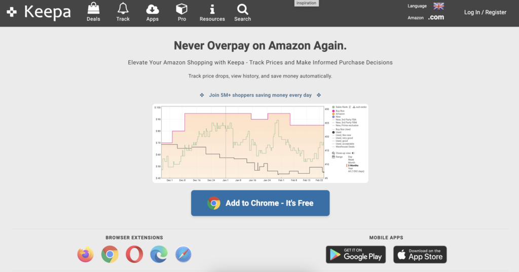 Keepa - Best Price Monitoring Tools for Ecommerce in 2026 - NodeMaven 