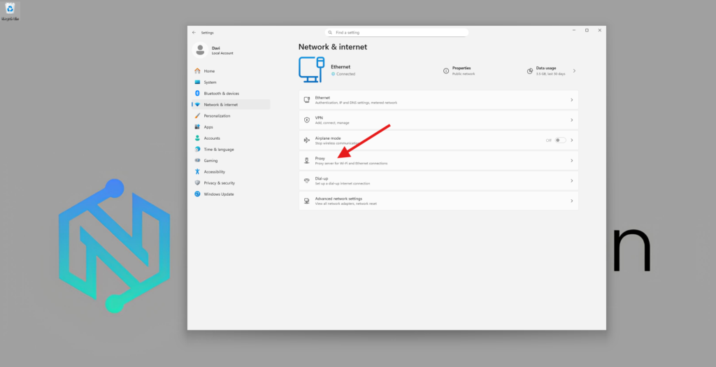 Настройки прокси Windows - NodeMaven
