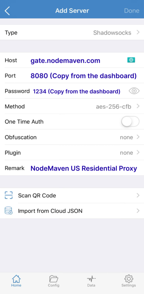 Shadowrocket Proxy Setup | NodeMaven
