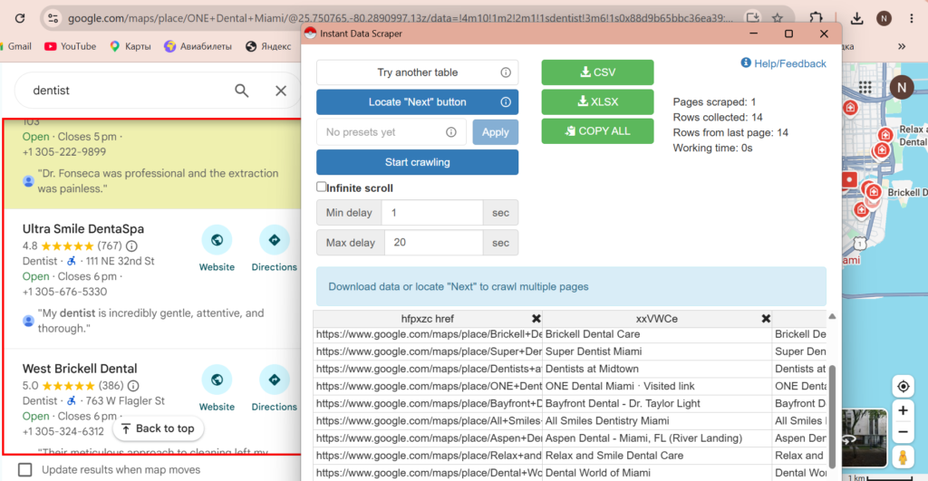 Instant data scraper review