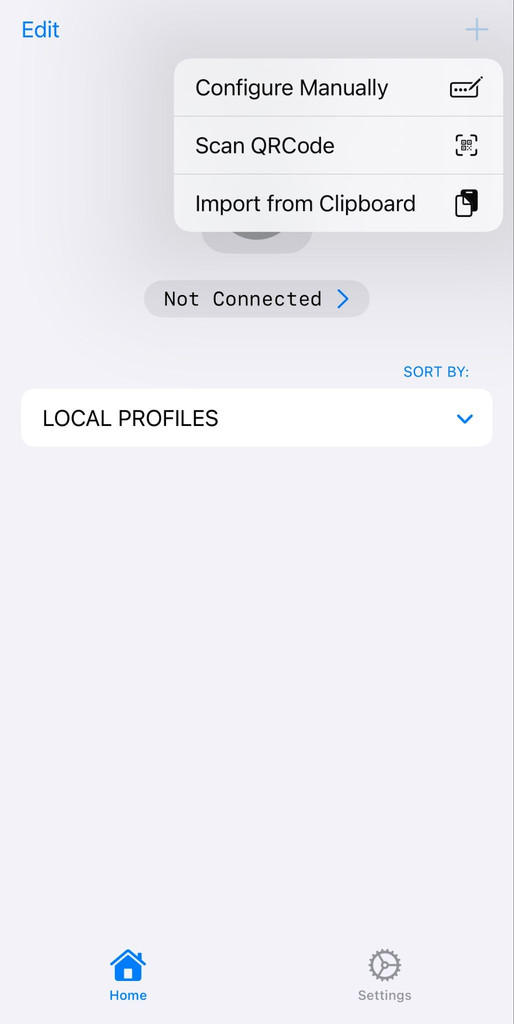 Streisand VPN Setup, Add server tab