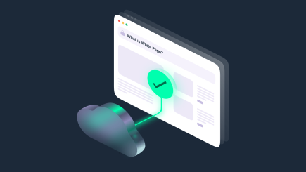 What is White Page, and what is it used for in affiliate marketing?